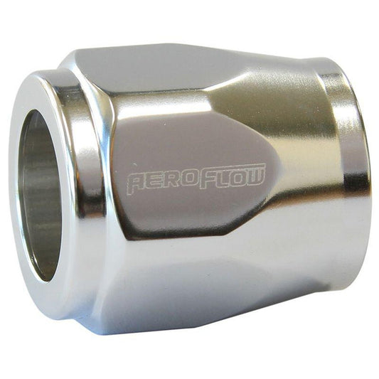 Aeroflow AF150-06S Hex Hose Finisher 15mm ID Silver 5/8"" ID Clamp