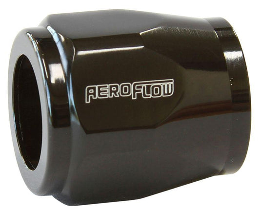 Aeroflow AF150-10BLK Hex Hose Finisher 20mm ID Black 13/16"" ID Clamp
