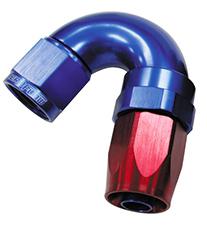 Aeroflow AF155-04 150 Deg Hose End -04AN Blue Full Flow Taper Style AF155-04