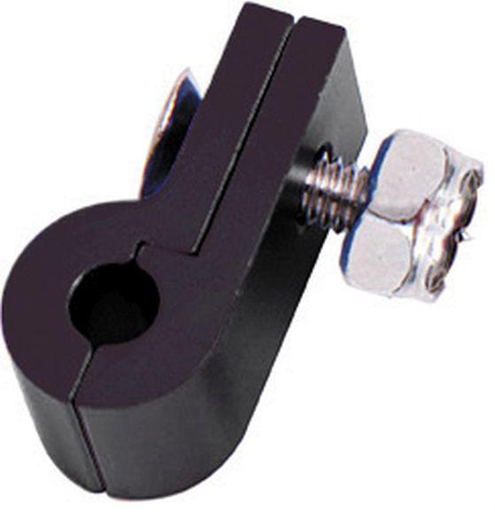Aeroflow AF157-03BLK Billet P Style Clamp 3/16 Line Black 4.7mm ID or 3/16"" ID