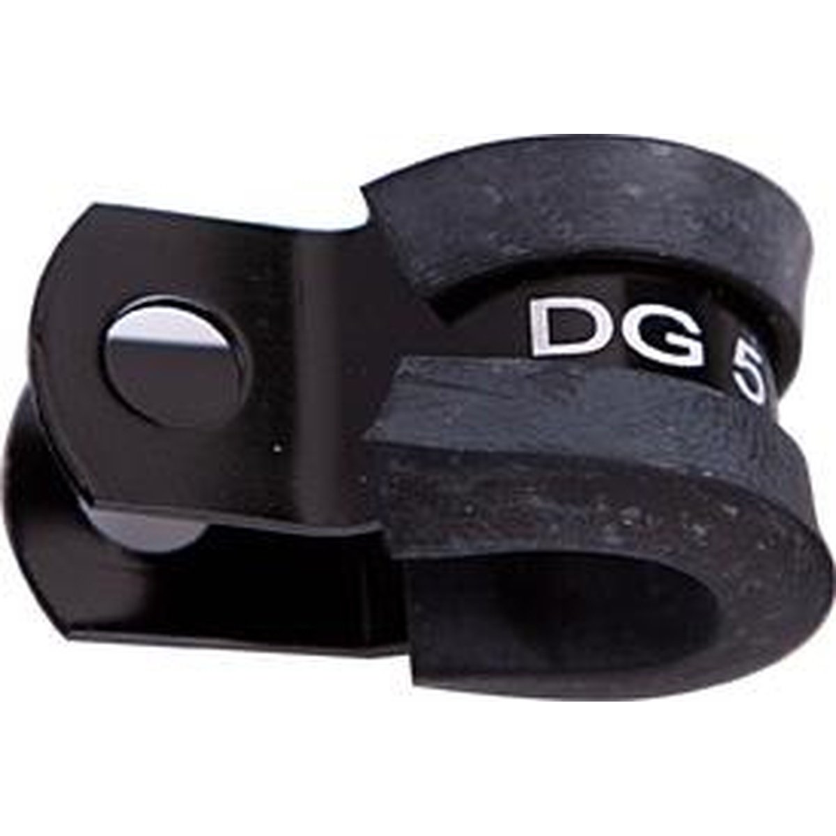Aeroflow AF158-09BLK Cushioned P Clamps -9AN 5Pk Black 14.3mm ID or 9/16"" ID