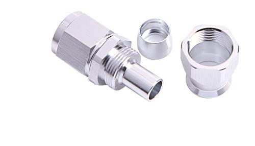 Aeroflow AF201-04-03 Stainless Straight Hose -4 Swivel To -3 Hose End Teflon Hose AF201-04-03