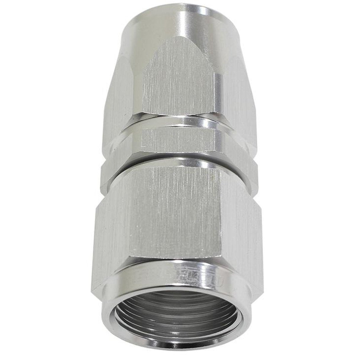 Aeroflow AF201-04DS Alloy Straight Hose End -4AN Silver Swivel Nut Suits Teflon AF201-04DS
