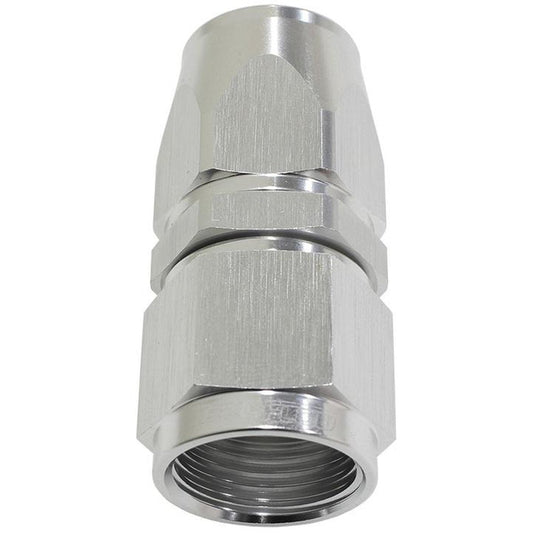 Aeroflow AF201-04DS Alloy Straight Hose End -4AN Silver Swivel Nut Suits Teflon AF201-04DS