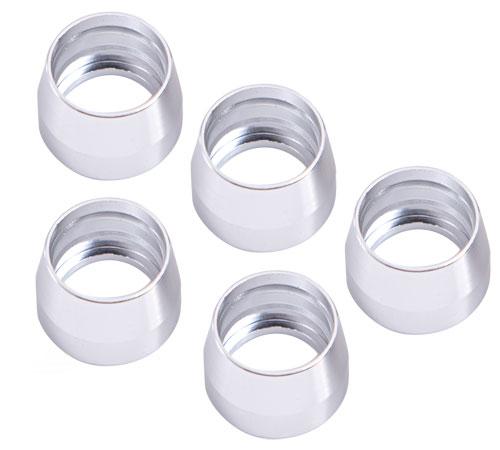 Aeroflow AF299-06D Teflon Alloy Olive Insert -6Ansuit Teflon Hose End -6AN 5Pk AF299-06D
