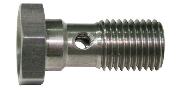 Aeroflow AF301-03 Banjo Bolt M10 X 1.0 Stainless 20mm Long