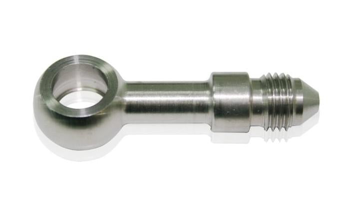 Aeroflow AF310-04L -4AN Straight Male Banjo 10mm Stainless Long Version