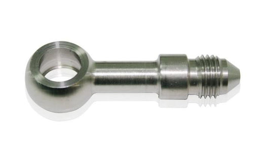 Aeroflow AF310-04L -4AN Straight Male Banjo 10mm Stainless Long Version