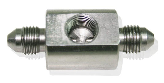 Aeroflow AF334-03 Stainless -3AN Union 1/8"" Port Male To Male With 1/8""Npt Port