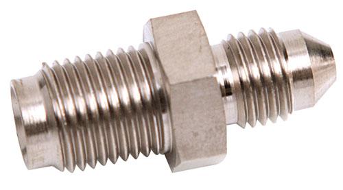 Aeroflow AF341-03 -3AN To Inverted 7/16 X 24 Stainless Male To Male
