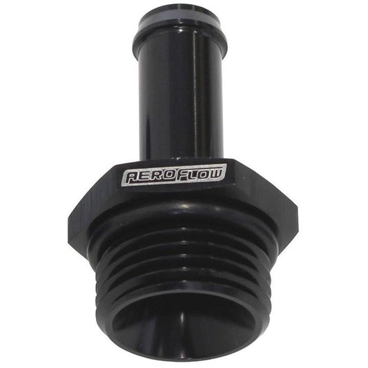 Aeroflow AF414-06-05BLK -6ORB To 5/16"" Push On Barb Black