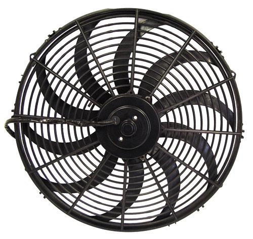 Aeroflow AF49-1003 16"" Curved Blade Electric FAN Reversible 2000cfm