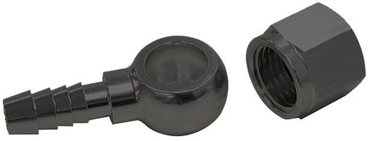 Aeroflow AF49-1020BLK / Bosch Fuel Pump 8mm / 5/16""Banjo & Nut Kit Black