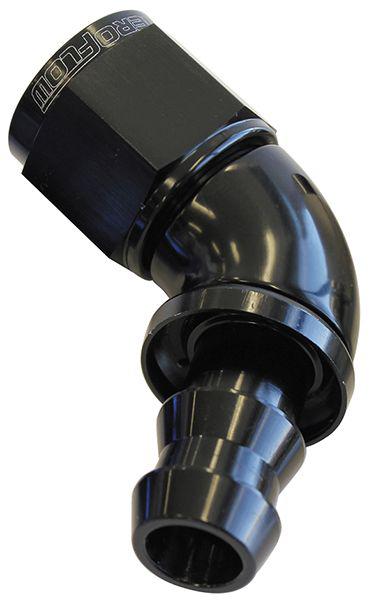 Aeroflow AF518-10BLK -10AN 60 Black Full Flow Push Lock AF518-10BLK