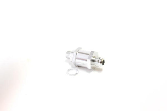 Aeroflow AF615-08S Checkvalve Silver Male To Male Bosch Pump M12x1.5mm x -8an