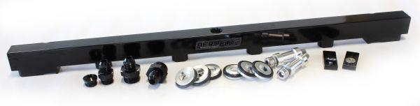 Aeroflow AF64-2010BLK Fuel Rail Kit Fits RB25 Black