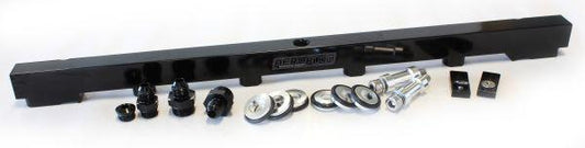 Aeroflow AF64-2010BLK Fuel Rail Kit Fits RB25 Black