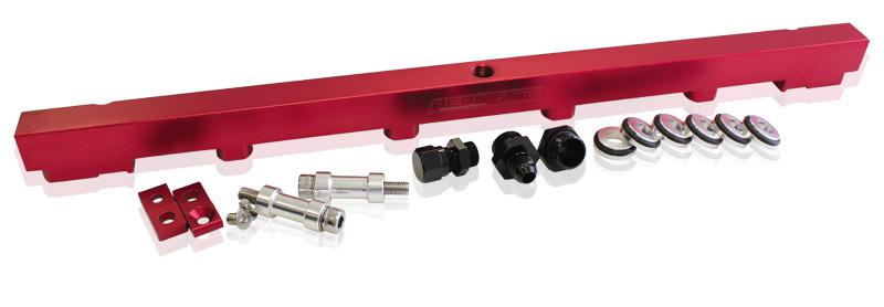 Aeroflow AF64-2010R Fuel Rail Kit Fits RB25 Red