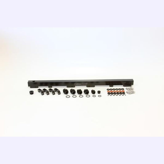 Aeroflow AF64-2012BLK Fuel Rail Kit Fits RB30 Black