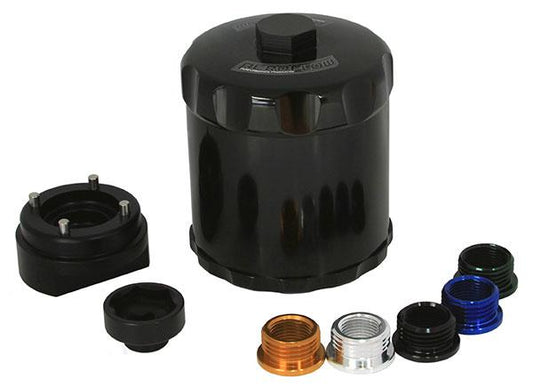 Aeroflow AF64-2016BLK Oil Filter Black 3/4, 13/16, M18,M20 &M22 X 1.5
