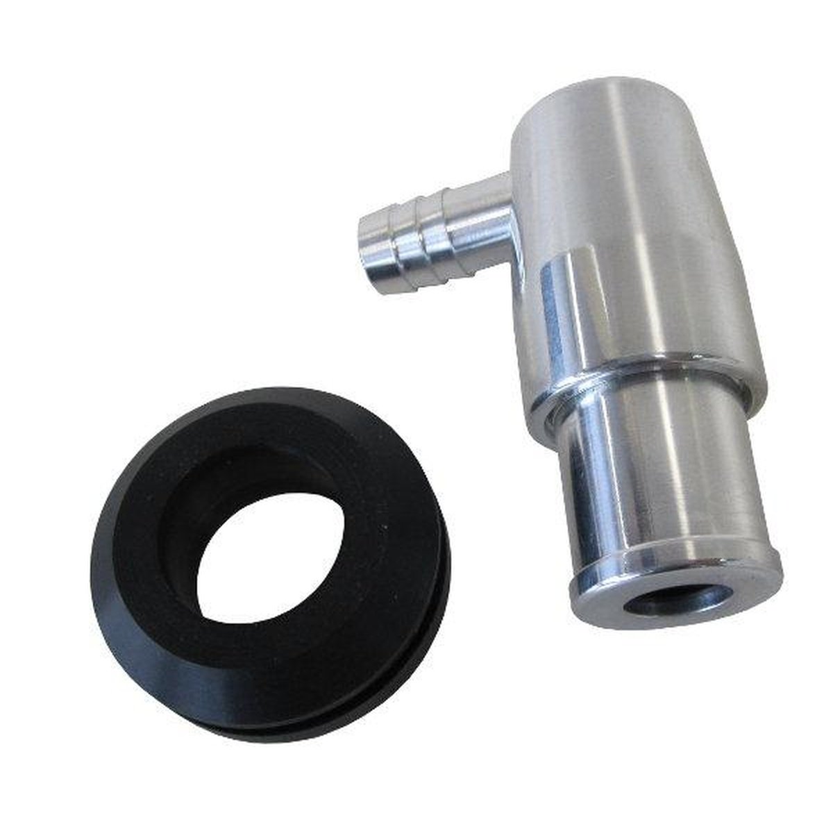 Aeroflow AF64-2106 Billet PCV Valve Suits 1-1/4"" Holes In Cover 3/8"" Male Barb