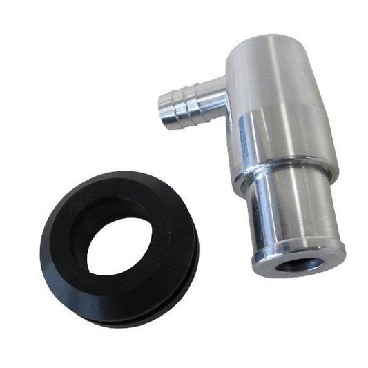 Aeroflow AF64-2106 Billet PCV Valve Suits 1-1/4"" Holes In Cover 3/8"" Male Barb