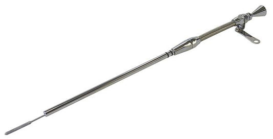 Aeroflow AF64-2112 Engine Dip Stick Billet Handle S/S Braided Tube Fits 302-351C