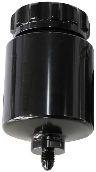 Aeroflow AF64-2150BLK Universal Clutch Brake Master Remote Billet Reservoir Black