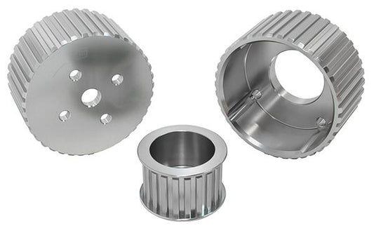 Aeroflow AF64-3003 Gilmer Drive Kit - Silver Fits Holden 253-308 V8
