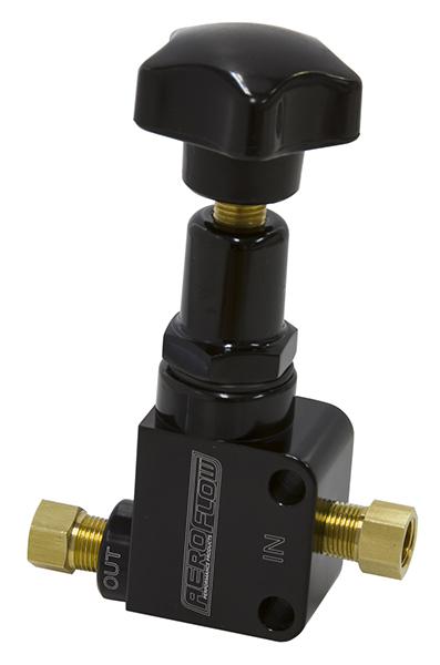 Aeroflow AF64-3042BLK Brake Proportioning Valve Knob Style Black