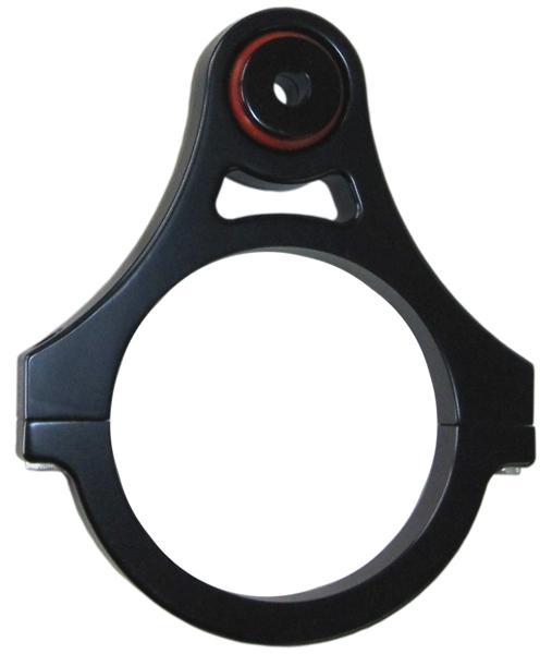 Aeroflow AF64-4106BLK Billet Exhaust Hangers 3.5"" Black With Soft Hitemp Boot
