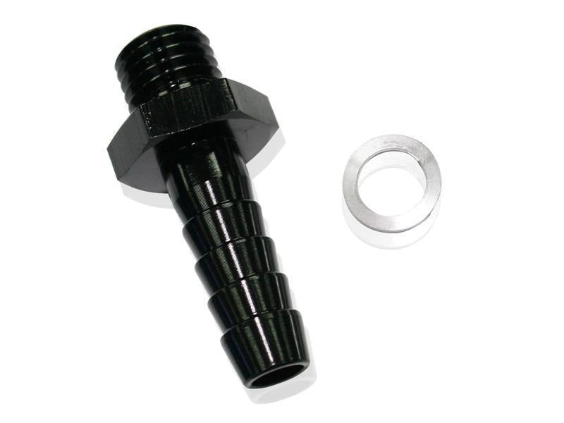 Aeroflow AF746-03BLK Metric M14x1.5 To 1/2"" Barb Black Use With 49-1015 Pump