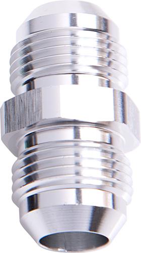 Aeroflow AF815-08S Male Flare Union Silver -8AN To -8AN Straight