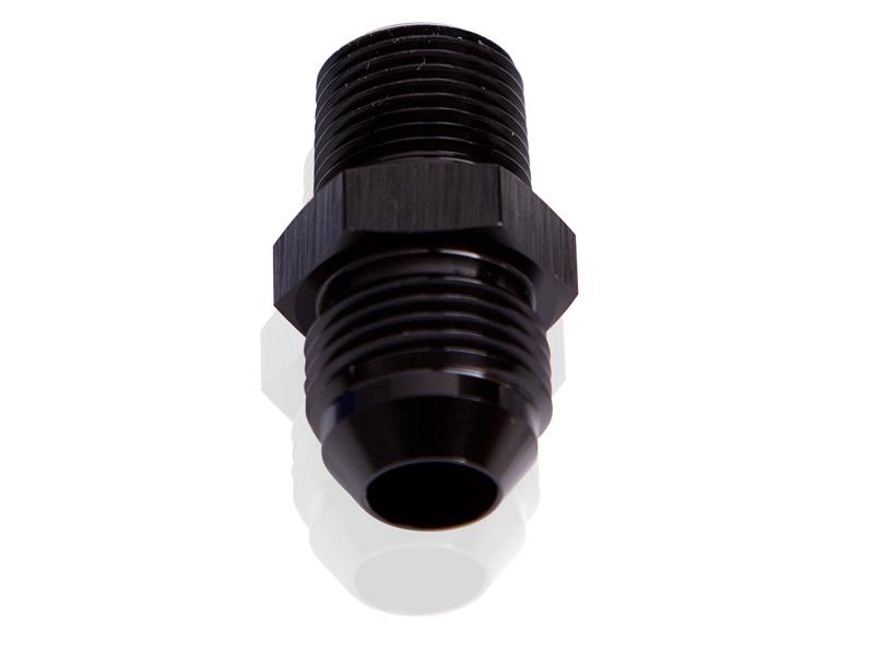 Aeroflow AF816-06-08BLK Male Flare -6AN To 1/2"" Npt Black Adapter