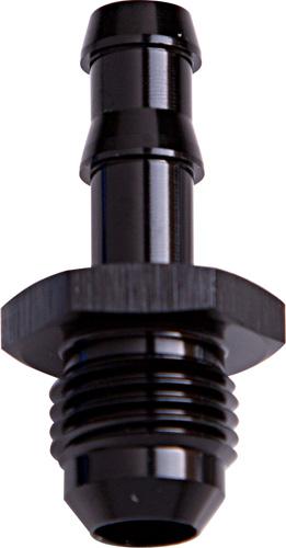 Aeroflow AF817-10-08BLK 5/8"" Barb To -10AN Adapter Black Male