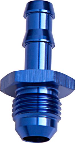 Aeroflow AF817-06 3/8"" Barb To -6AN Adapter Blue Male