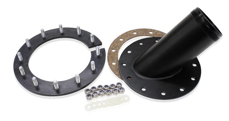 Aeroflow AF85-3000 45Deg 2-1/2"" X 5"" Remote Fill Suits All Aeroflow Cells Polished