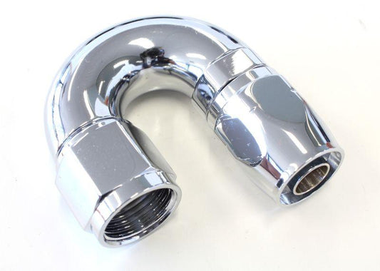 Aeroflow AF886-06 Elite 180 Deg -6AN Hose End Elite Show Quality Full Flow AF886-06