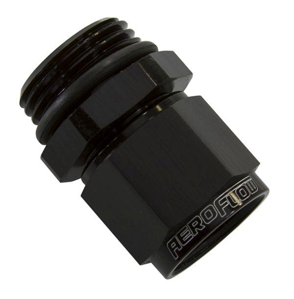 Aeroflow AF907-12BLK -12ORB To Female -12 Swivel Nut Black