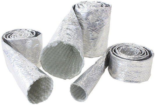 Aeroflow AF91-5003 Aluminised Sleeve 1-5/8-2"" Silver Finish 1M / 3Ft