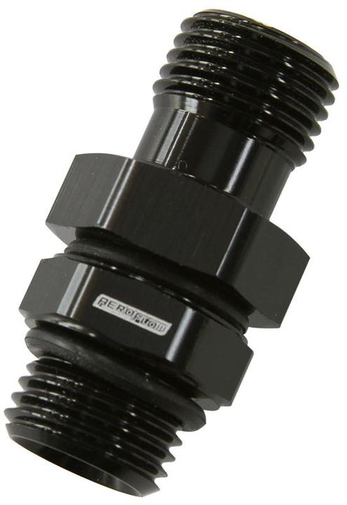 Aeroflow AF929-10BLK -10ORB Swivel Male To Male Black