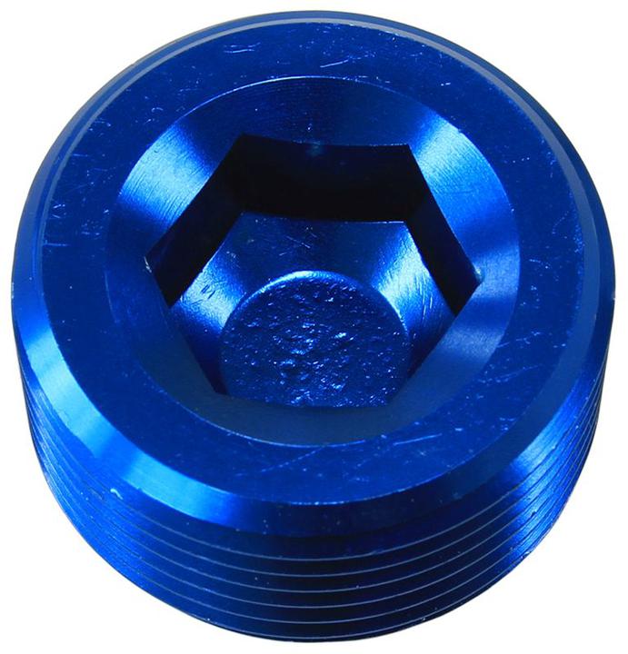 Aeroflow AF932-04 Npt Plug 1/4"" Blue 1/4"" Npt