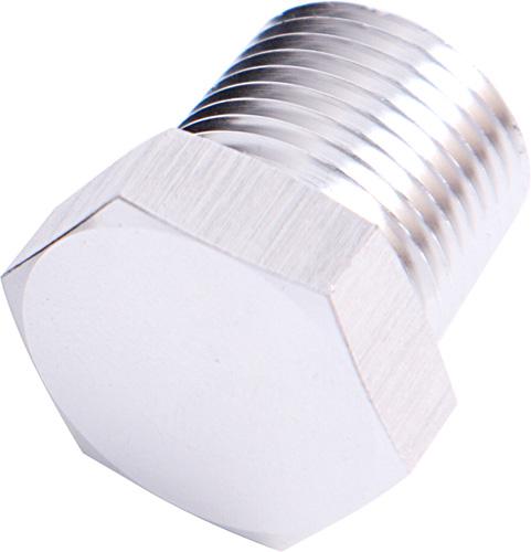 Aeroflow AF933-08S Npt Hex Head Plug 1/2"" Npt Silver