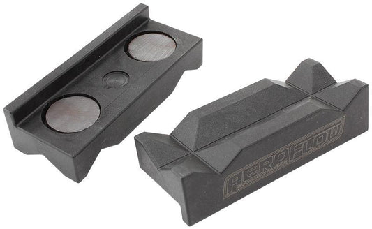 Aeroflow AF98-2002 Nylon Vice Jaws Black Magnetic Back