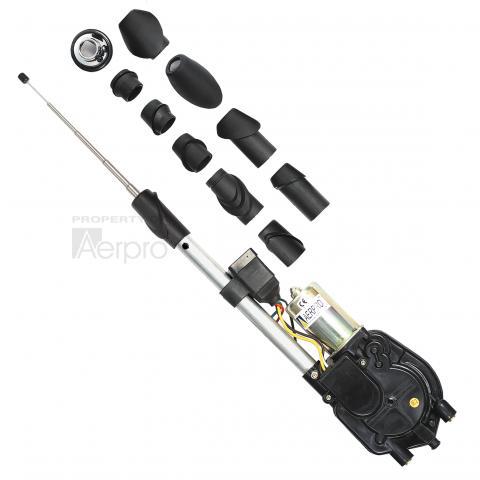 Aerpro Multifit Universal Auto Electric Antenna 5 Section SS AP178E