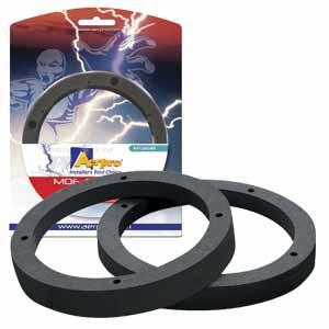 Aerpro Speaker Spacers 6.5"" MDF Pair Black AP3161B