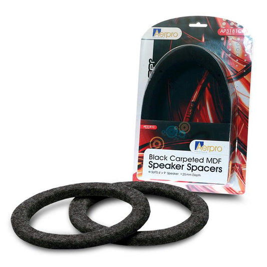 Aerpro Speaker Spacers 6x9"" MDF Pair Pre-Drilled