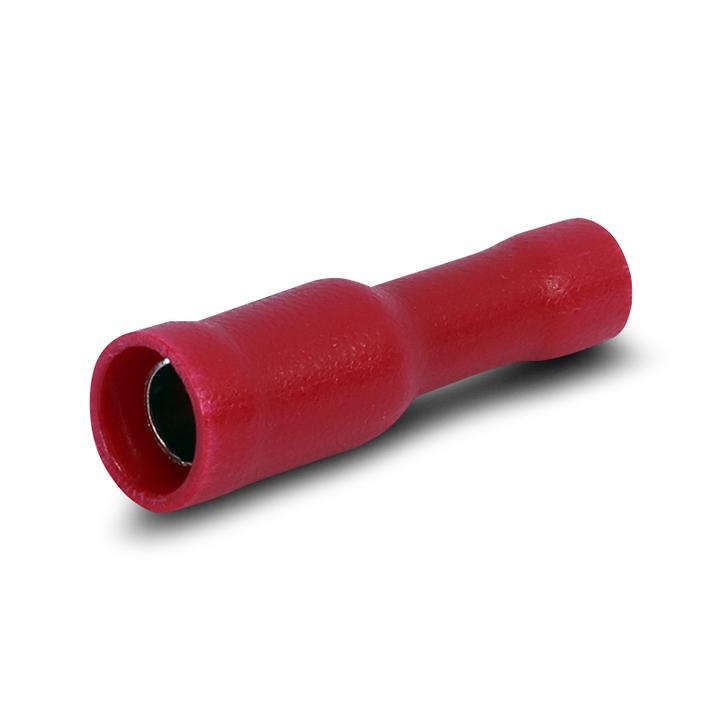 Aerpro Bullet Terminal Female 4mm Red 100pc APBF4R
