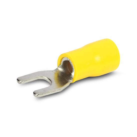 Aerpro Fork Terminal 4.3mm Yellow 100pc APF8Y