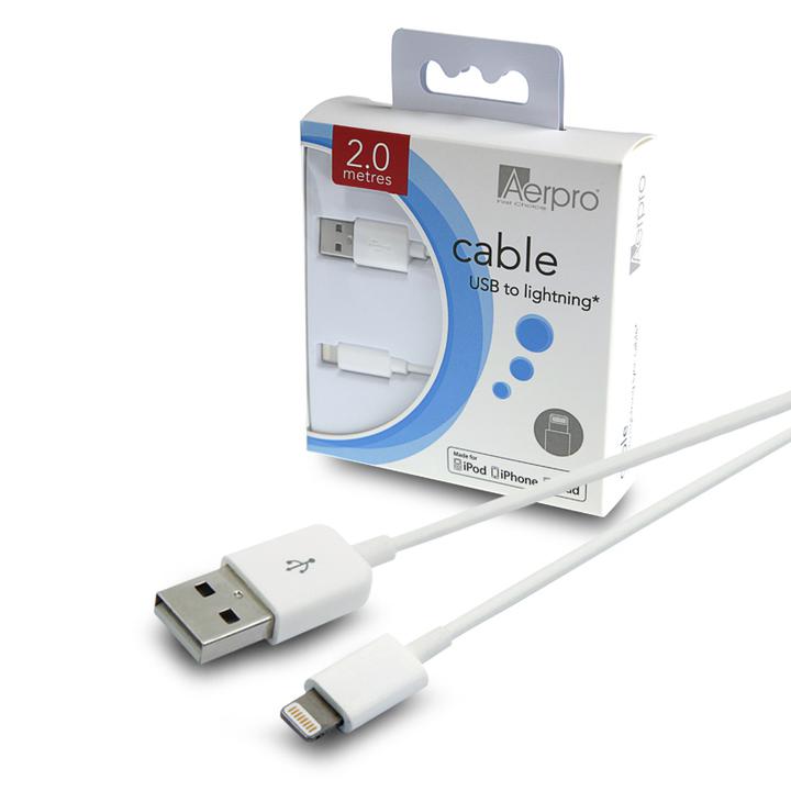 Aerpro Cable Lightning to Type A USB 2m White APL205